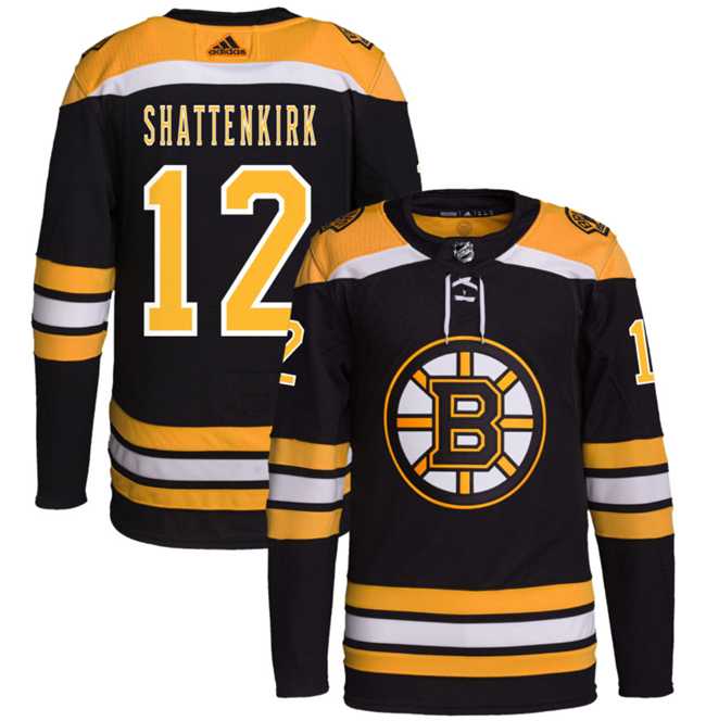 Mens Boston Bruins #12 Kevin Shattenkirk Black Stitched Jersey->boston bruins->NHL Jersey